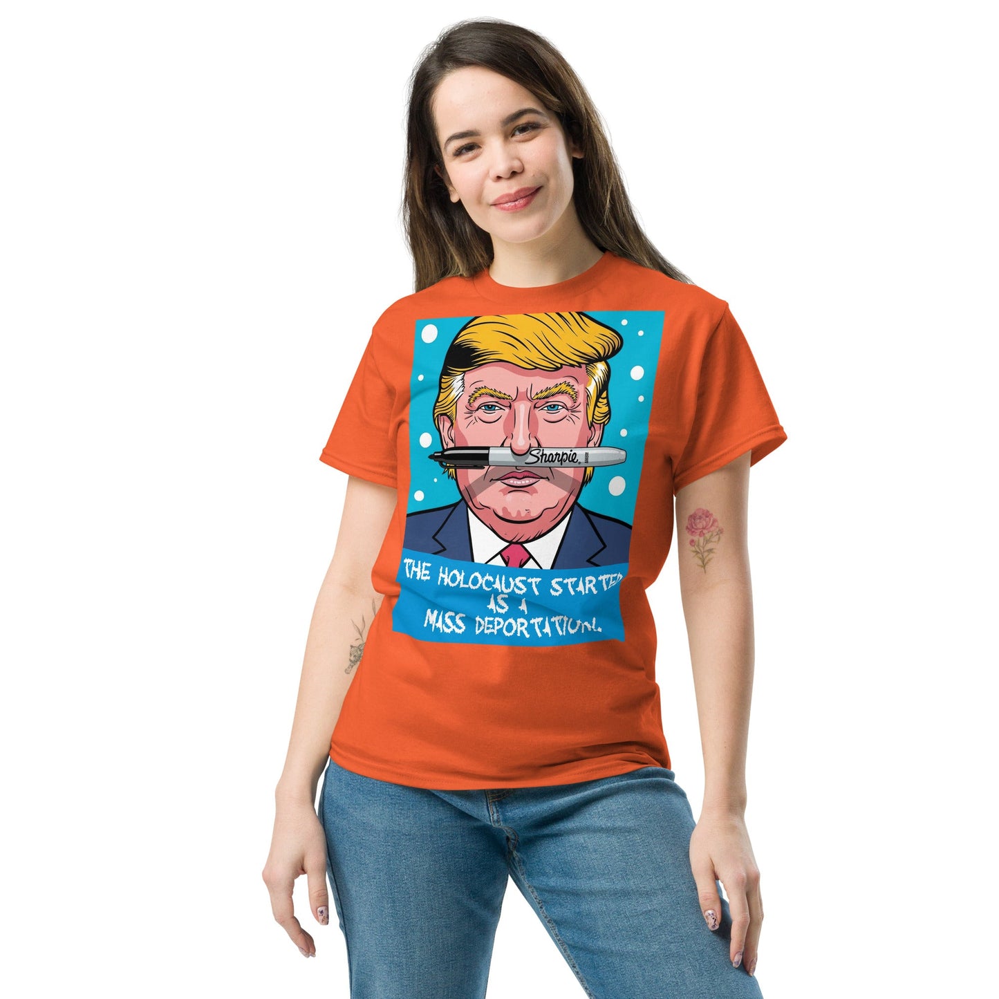 Anti - Trump “Mass Deportation” Satire Political Protest Shirt - DON'S Downfall