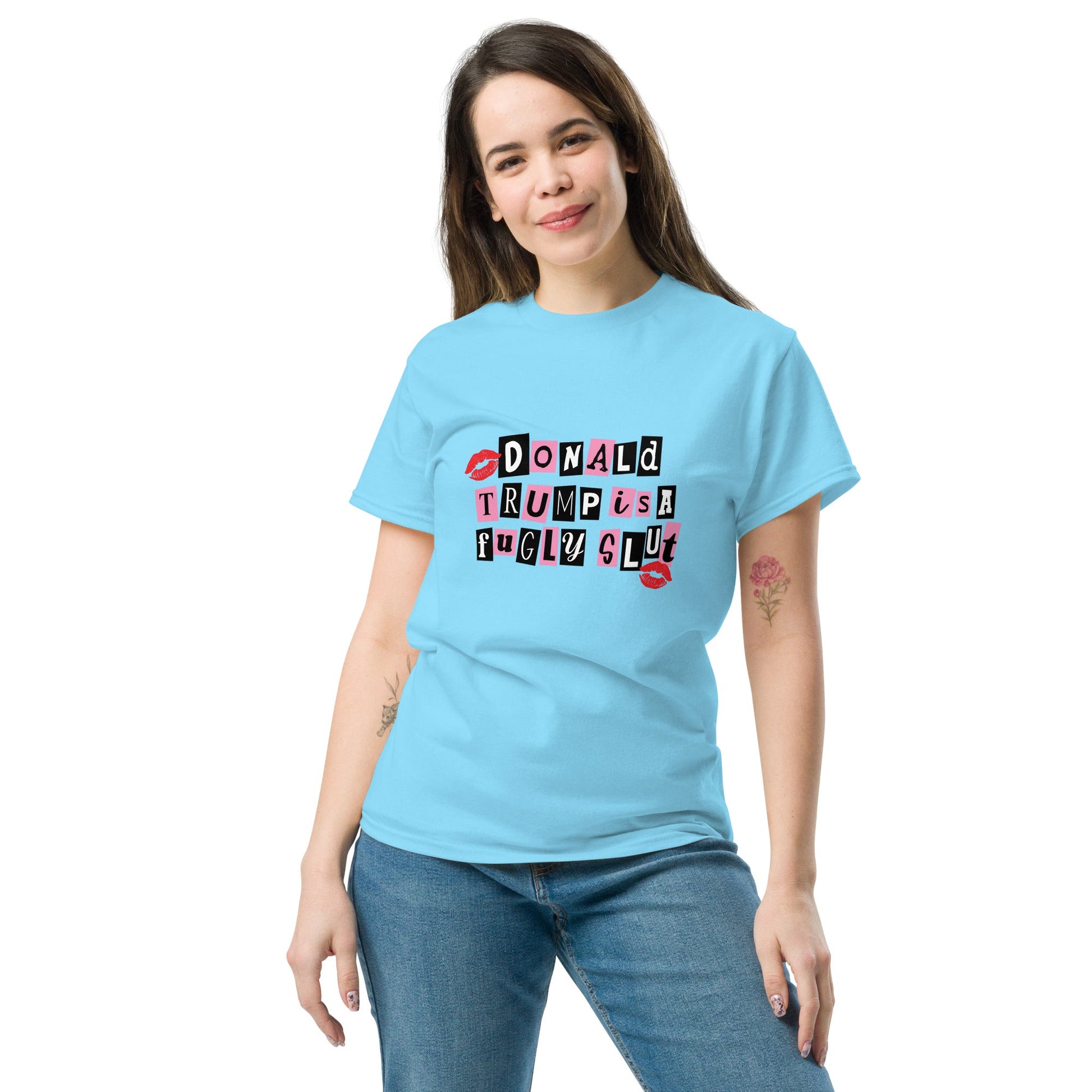 Donald Trump is a fugly slut Graphic Tshirt - DON'S Downfall