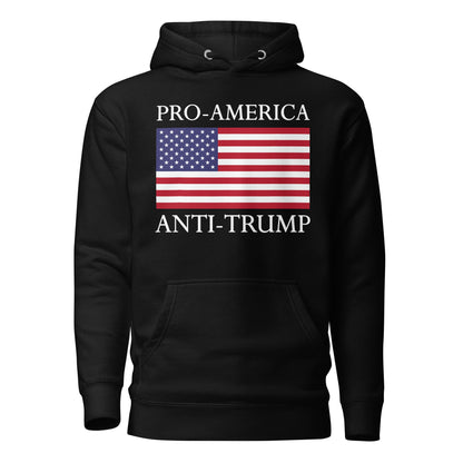 Pro - America, Anti - Trump” Patriotic Resistance Hoodie - DON'S Downfall