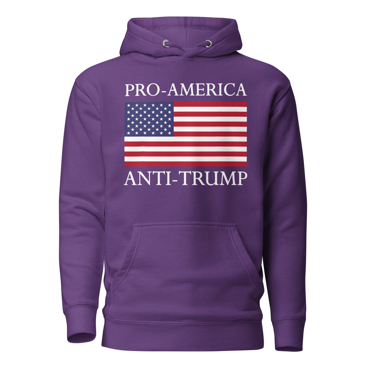 Pro - America, Anti - Trump” Patriotic Resistance Hoodie - DON'S Downfall