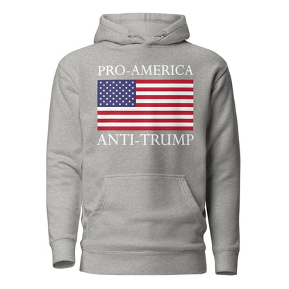 Pro - America, Anti - Trump” Patriotic Resistance Hoodie - DON'S Downfall