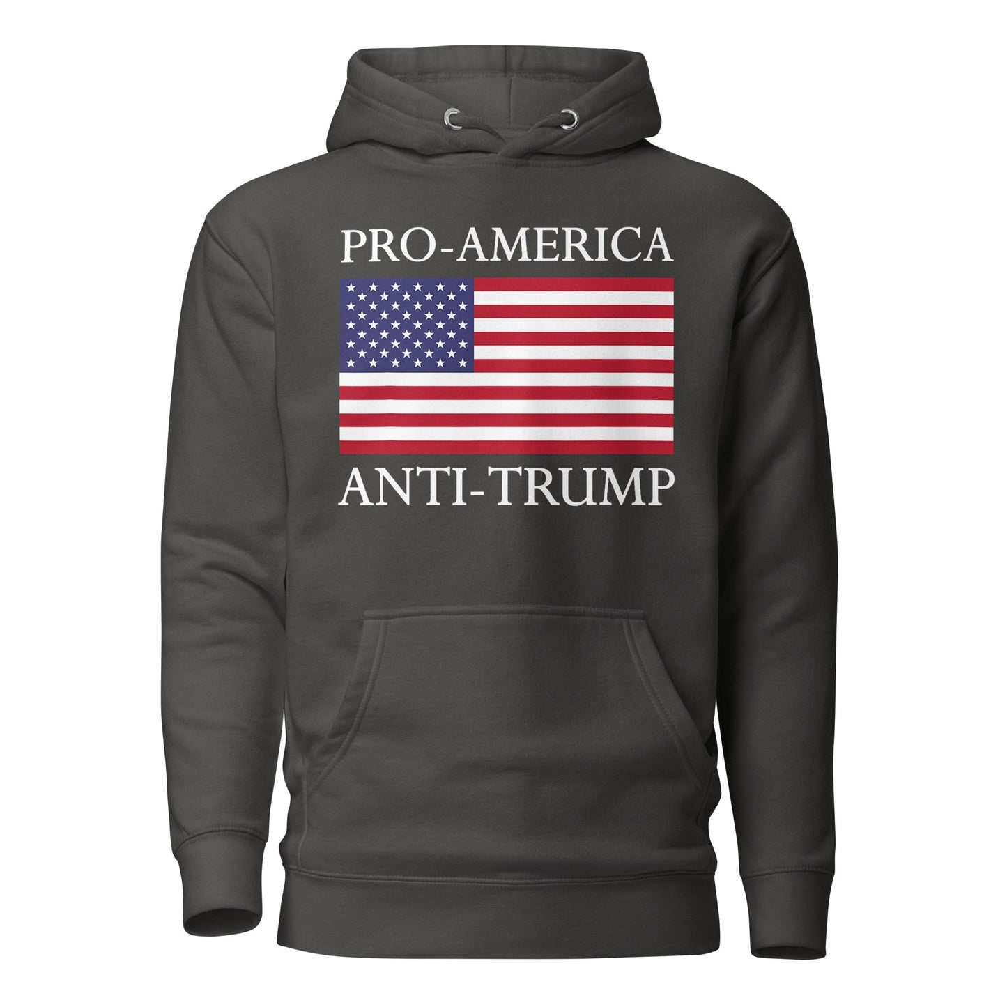 Pro - America, Anti - Trump” Patriotic Resistance Hoodie - DON'S Downfall