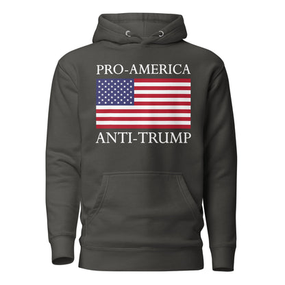 Pro - America, Anti - Trump” Patriotic Resistance Hoodie - DON'S Downfall