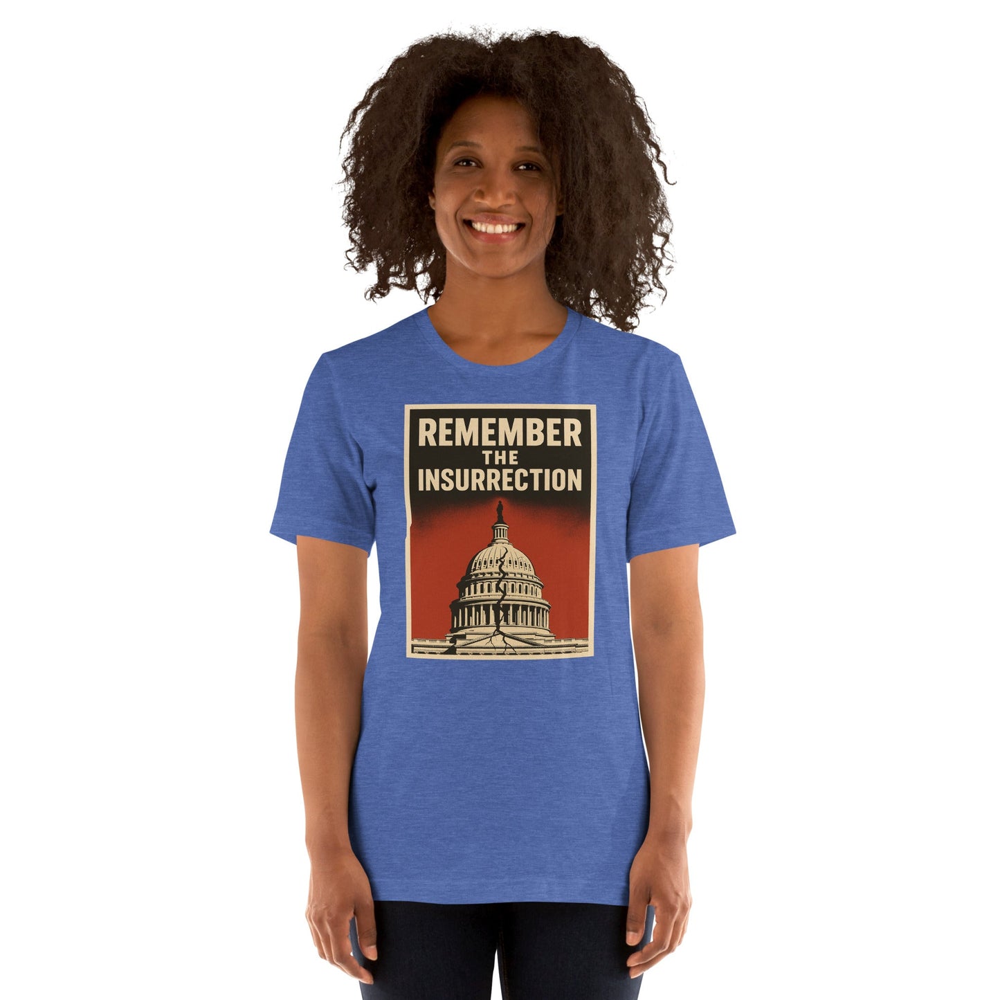 Remember the insurrection - protect democracy Anti Trump Graphic Tshirt - DON'S Downfall