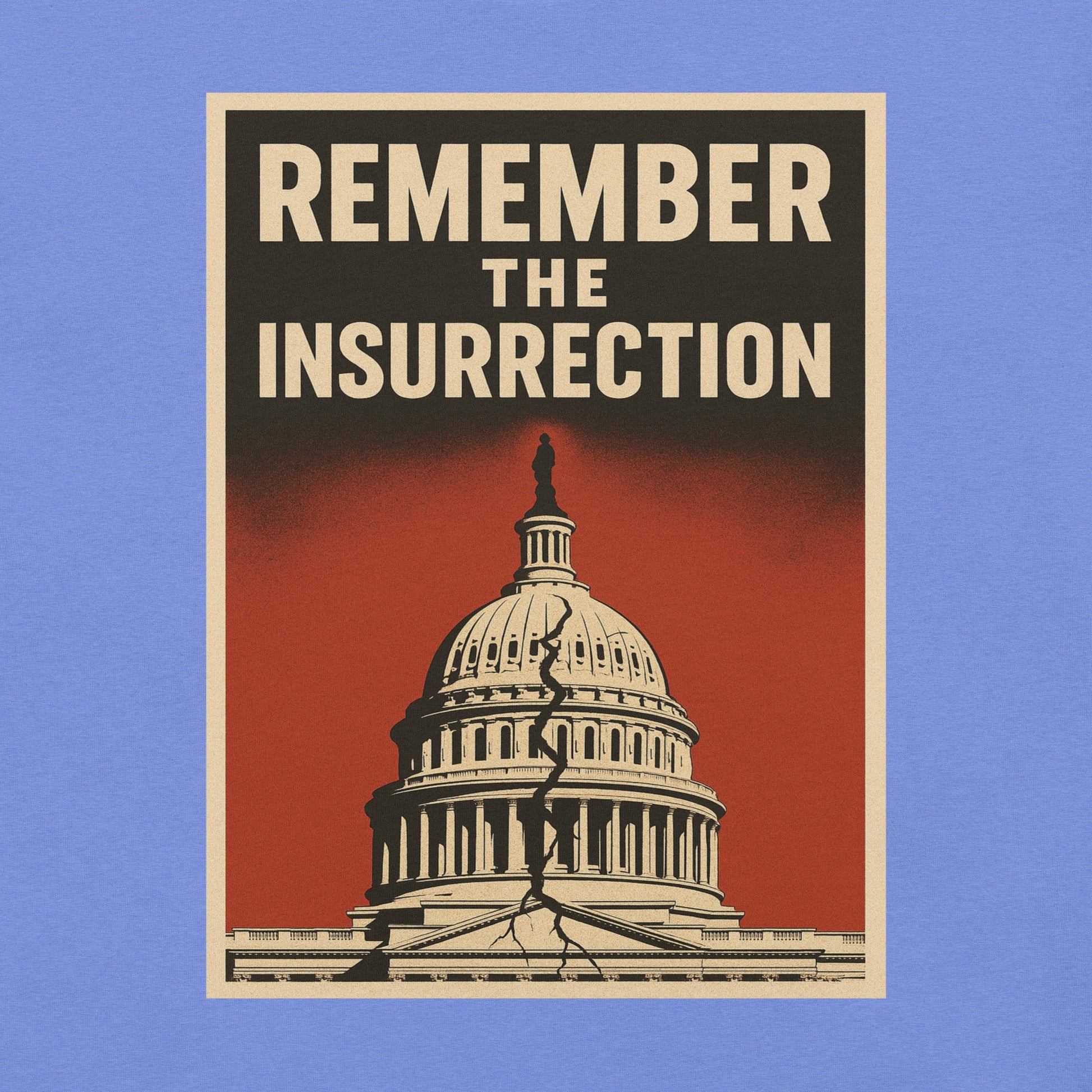 Remember the insurrection - protect democracy Anti Trump Graphic Tshirt - DON'S Downfall