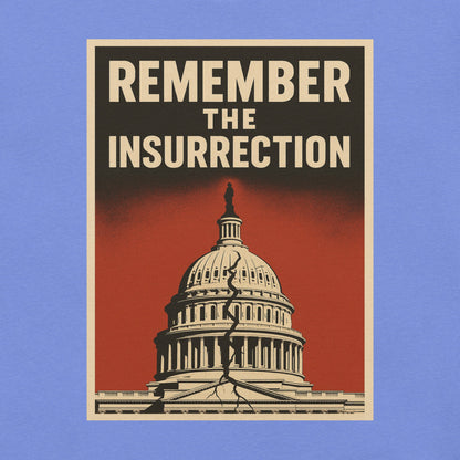 Remember the insurrection - protect democracy Anti Trump Graphic Tshirt - DON'S Downfall