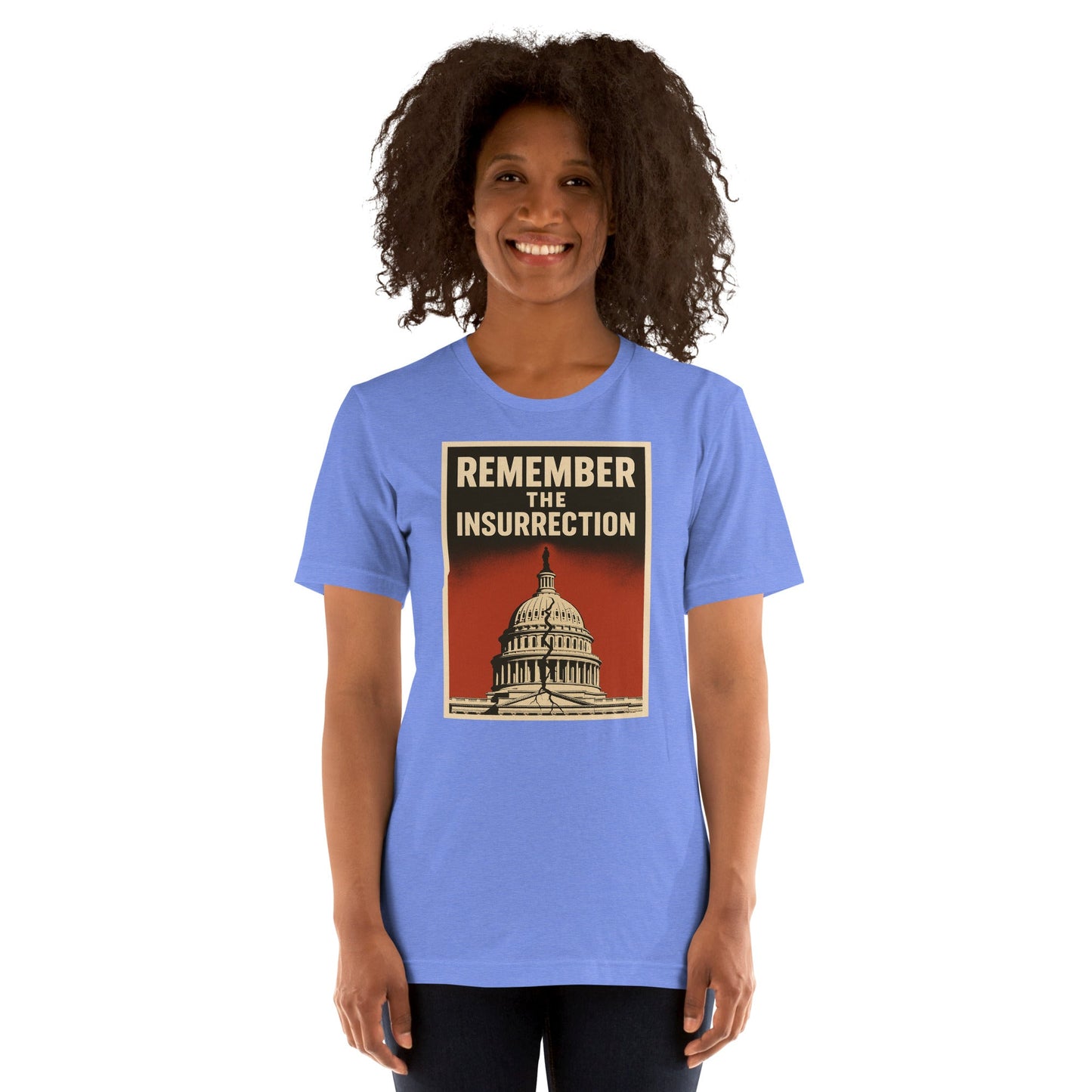 Remember the insurrection - protect democracy Anti Trump Graphic Tshirt - DON'S Downfall
