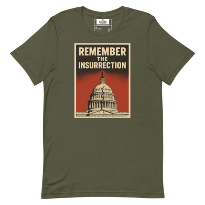 Remember the insurrection - protect democracy Anti Trump Graphic Tshirt - DON'S Downfall