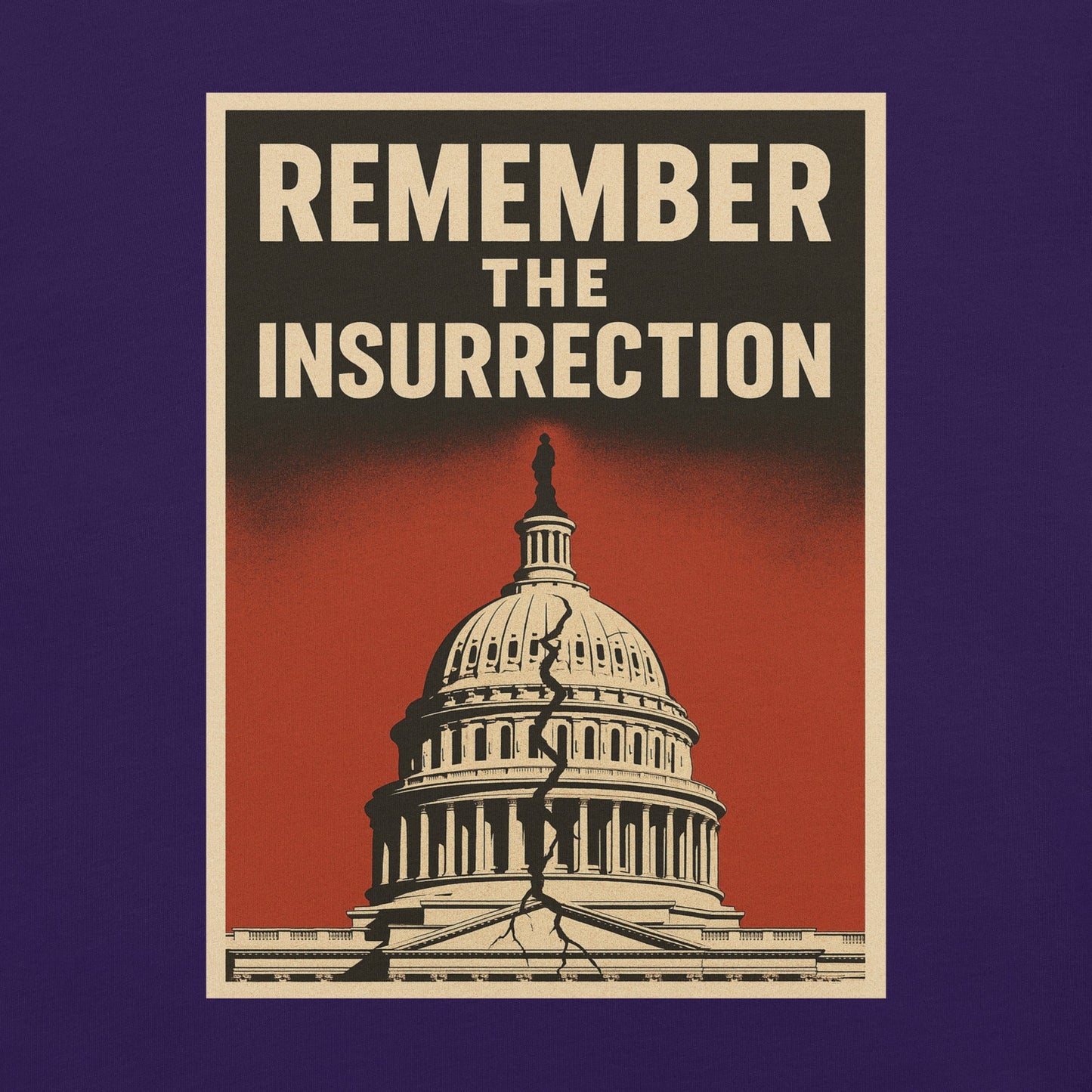 Remember the insurrection - protect democracy Anti Trump Graphic Tshirt - DON'S Downfall