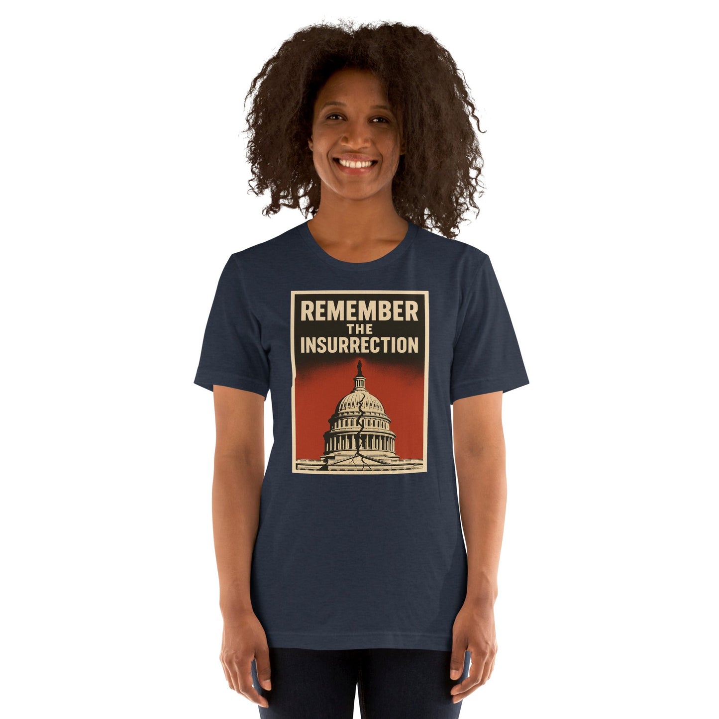 Remember the insurrection - protect democracy Anti Trump Graphic Tshirt - DON'S Downfall
