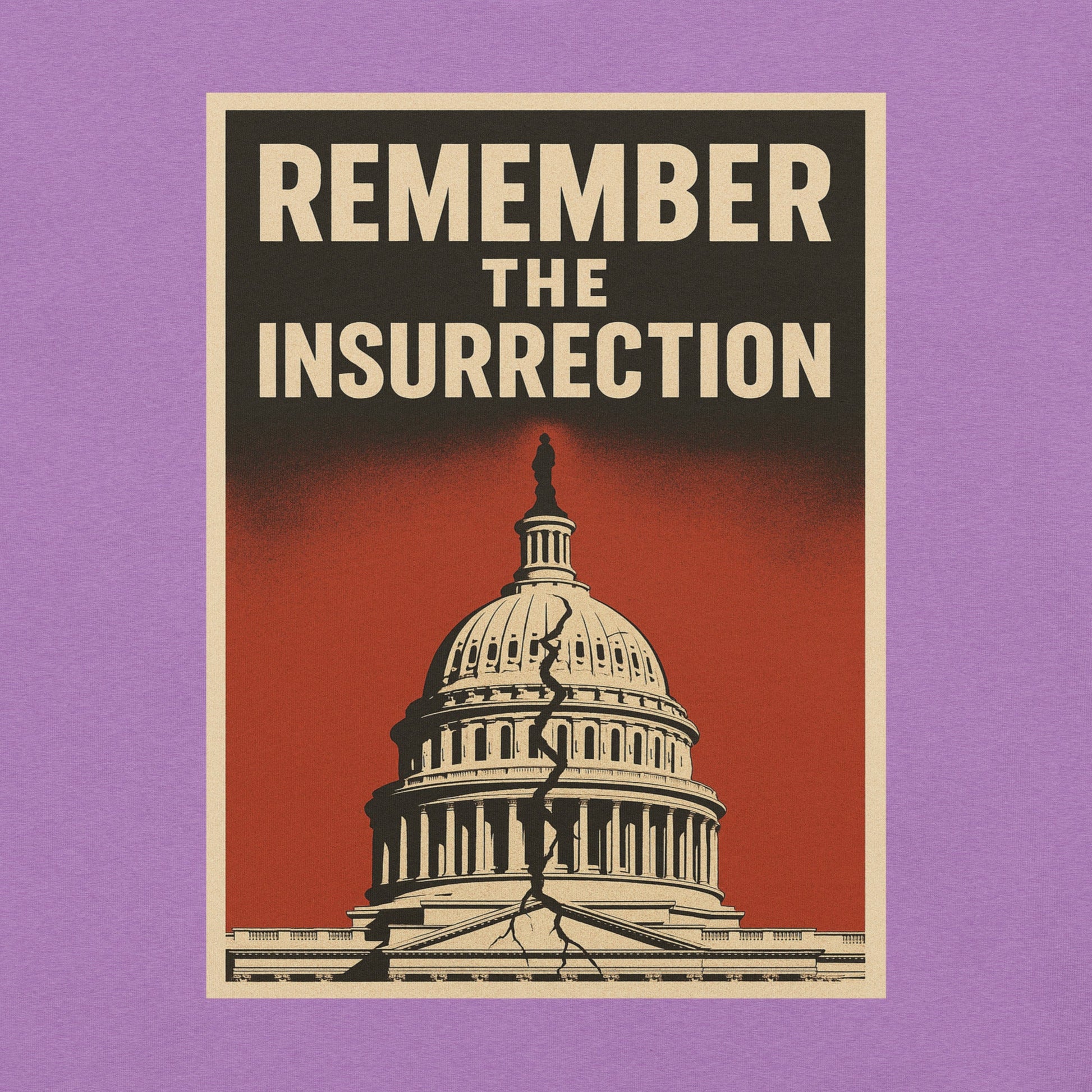 Remember the insurrection - protect democracy Anti Trump Graphic Tshirt - DON'S Downfall