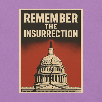 Remember the insurrection - protect democracy Anti Trump Graphic Tshirt - DON'S Downfall