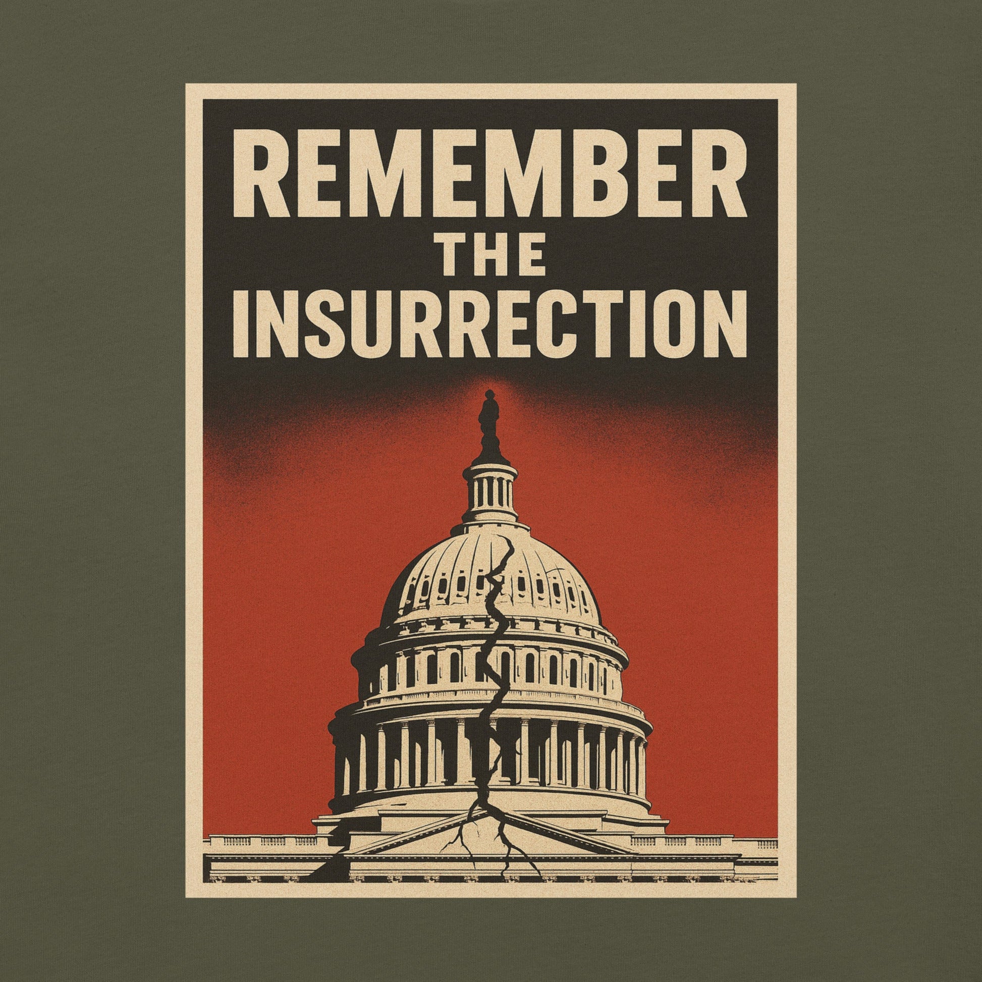 Remember the insurrection - protect democracy Anti Trump Graphic Tshirt - DON'S Downfall