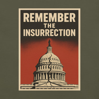 Remember the insurrection - protect democracy Anti Trump Graphic Tshirt - DON'S Downfall