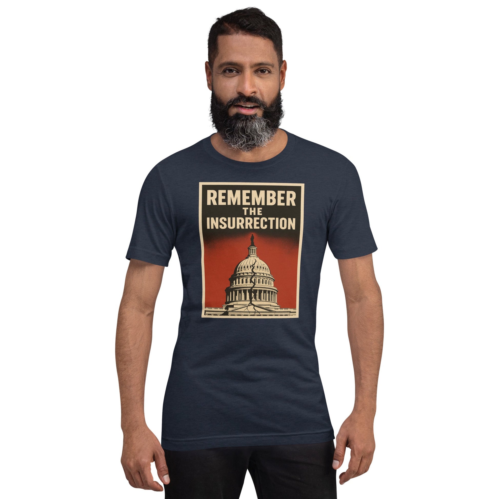 Remember the insurrection - protect democracy Anti Trump Graphic Tshirt - DON'S Downfall