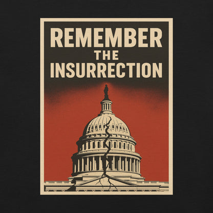 Remember the insurrection - protect democracy Anti Trump Graphic Tshirt - DON'S Downfall
