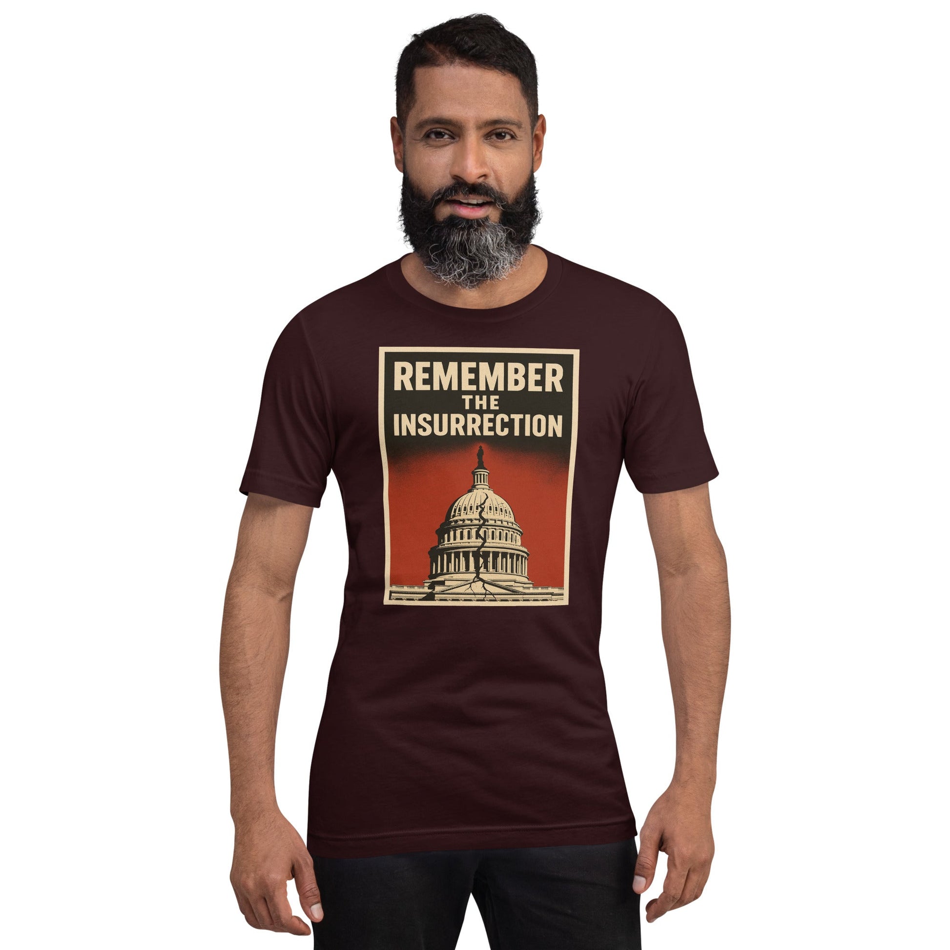 Remember the insurrection - protect democracy Anti Trump Graphic Tshirt - DON'S Downfall