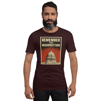Remember the insurrection - protect democracy Anti Trump Graphic Tshirt - DON'S Downfall