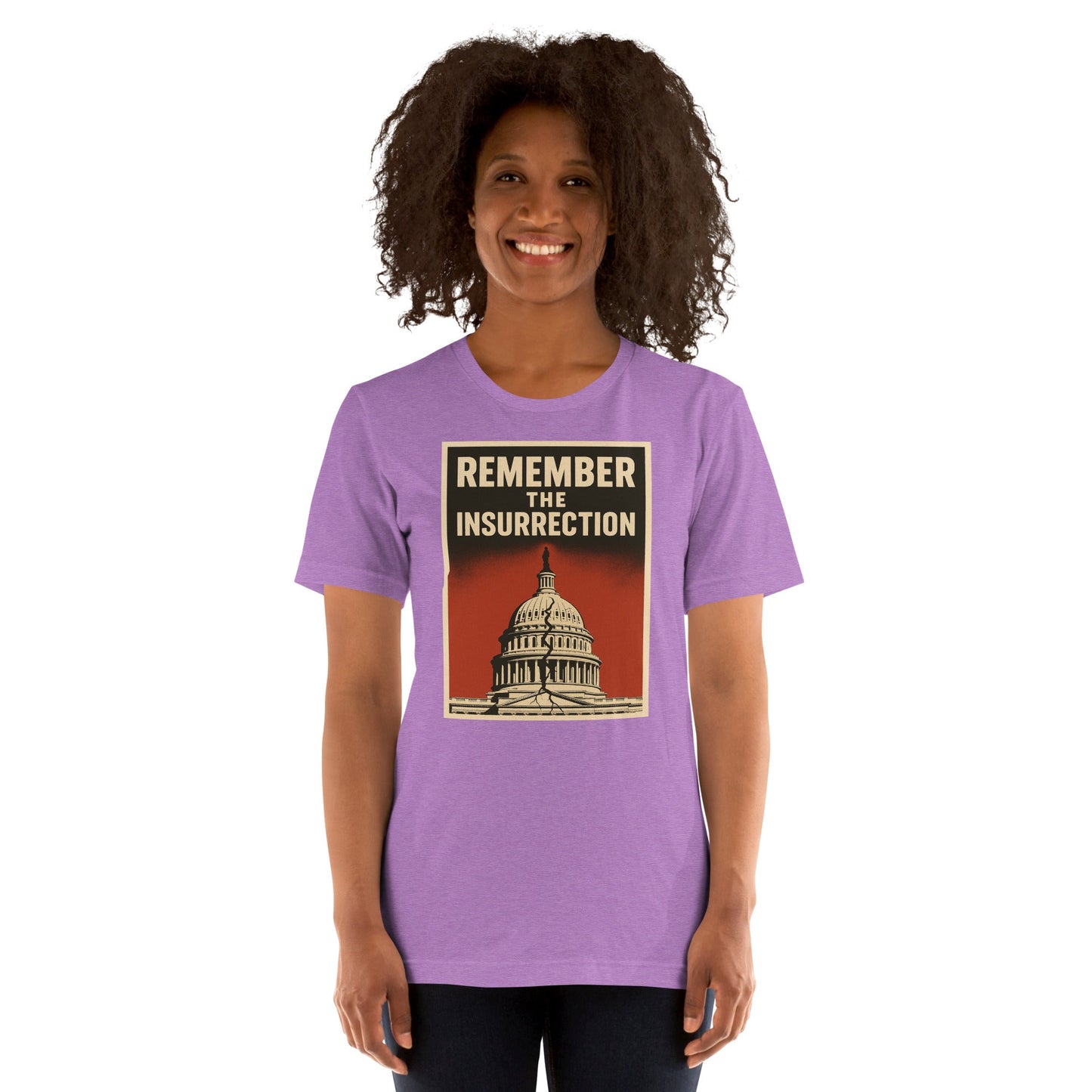 Remember the insurrection - protect democracy Anti Trump Graphic Tshirt - DON'S Downfall