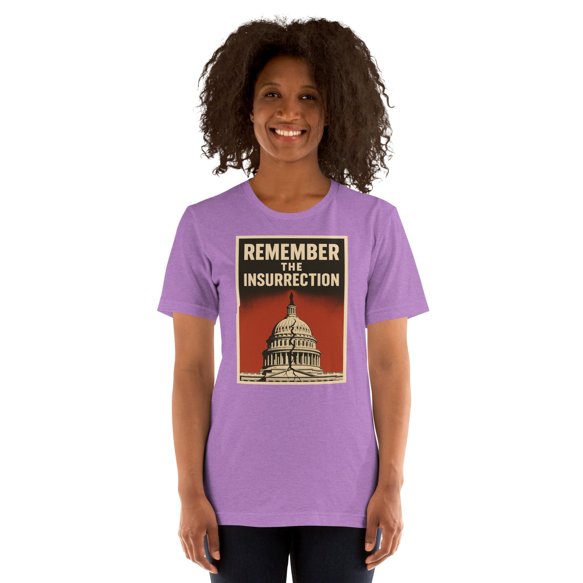 Remember the insurrection - protect democracy Anti Trump Graphic Tshirt - DON'S Downfall