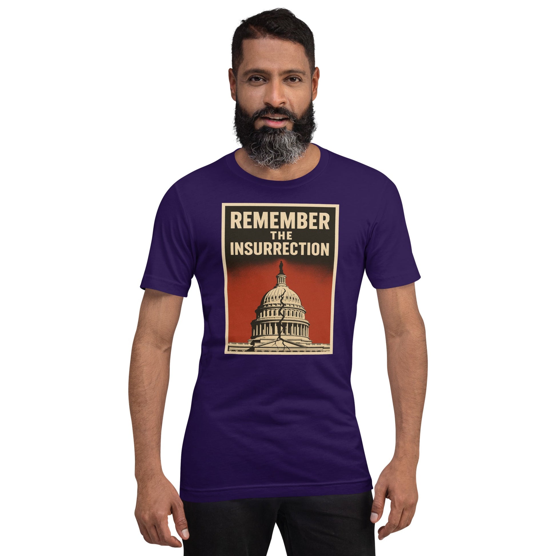 Remember the insurrection - protect democracy Anti Trump Graphic Tshirt - DON'S Downfall