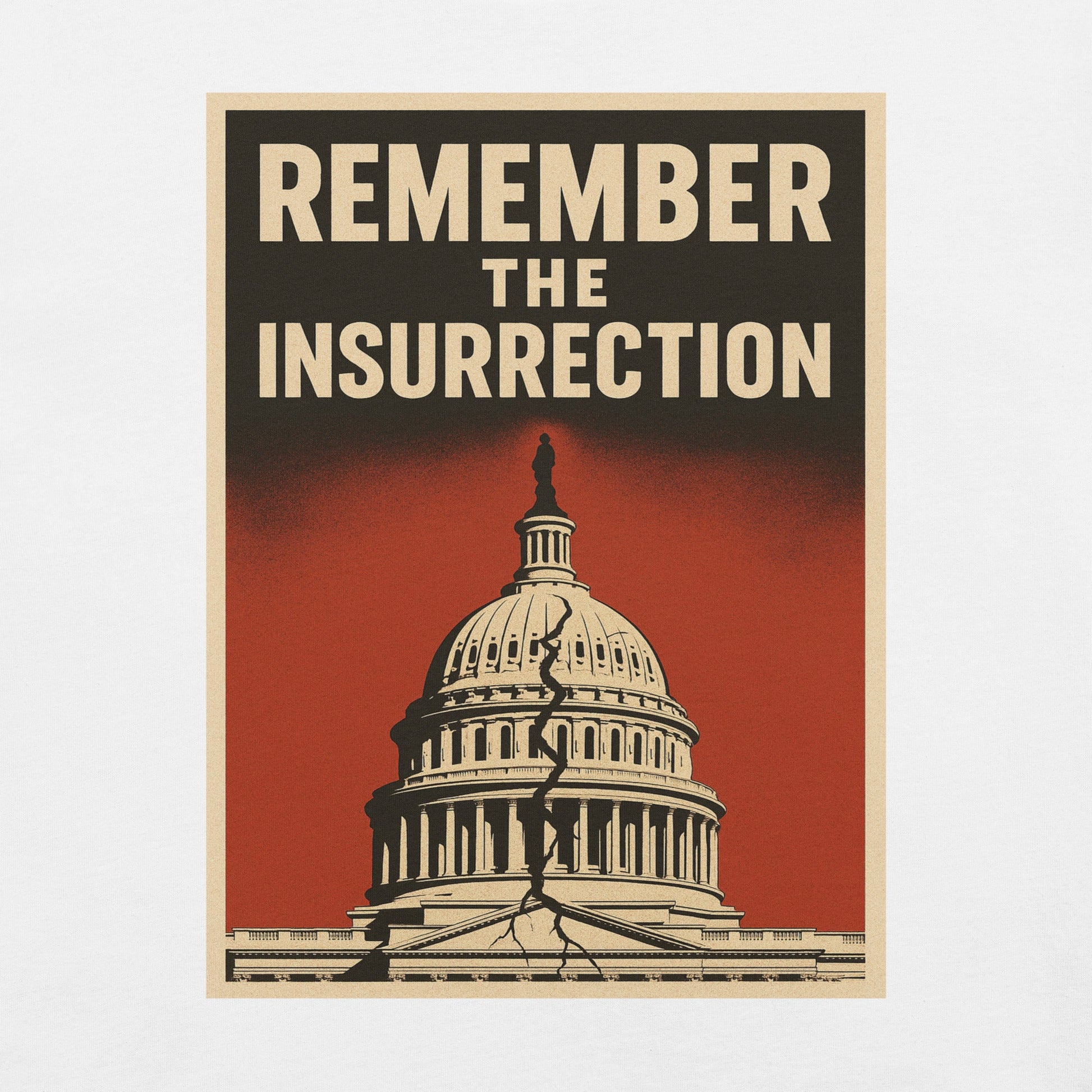 Remember the insurrection - protect democracy Anti Trump Graphic Tshirt - DON'S Downfall
