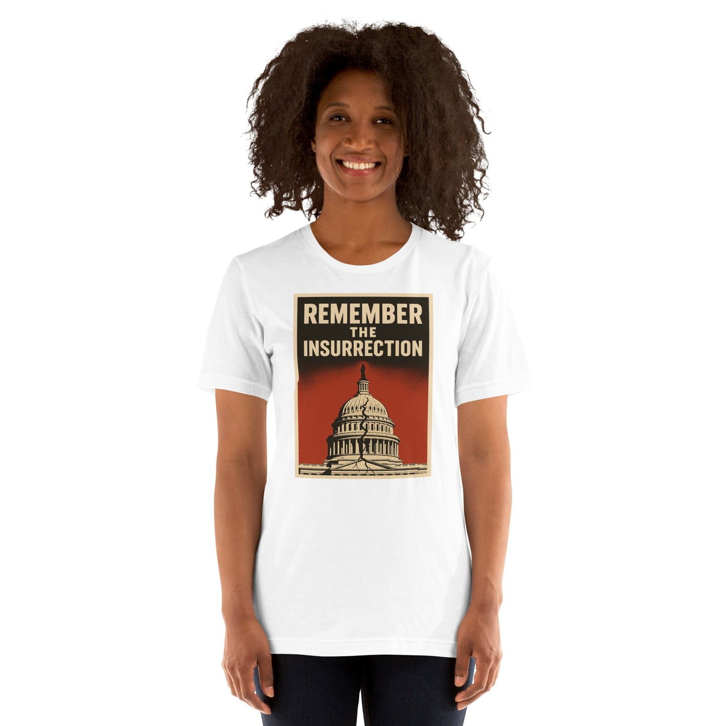 Remember the insurrection - protect democracy Anti Trump Graphic Tshirt - DON'S Downfall