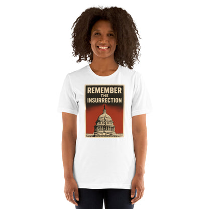 Remember the insurrection - protect democracy Anti Trump Graphic Tshirt - DON'S Downfall
