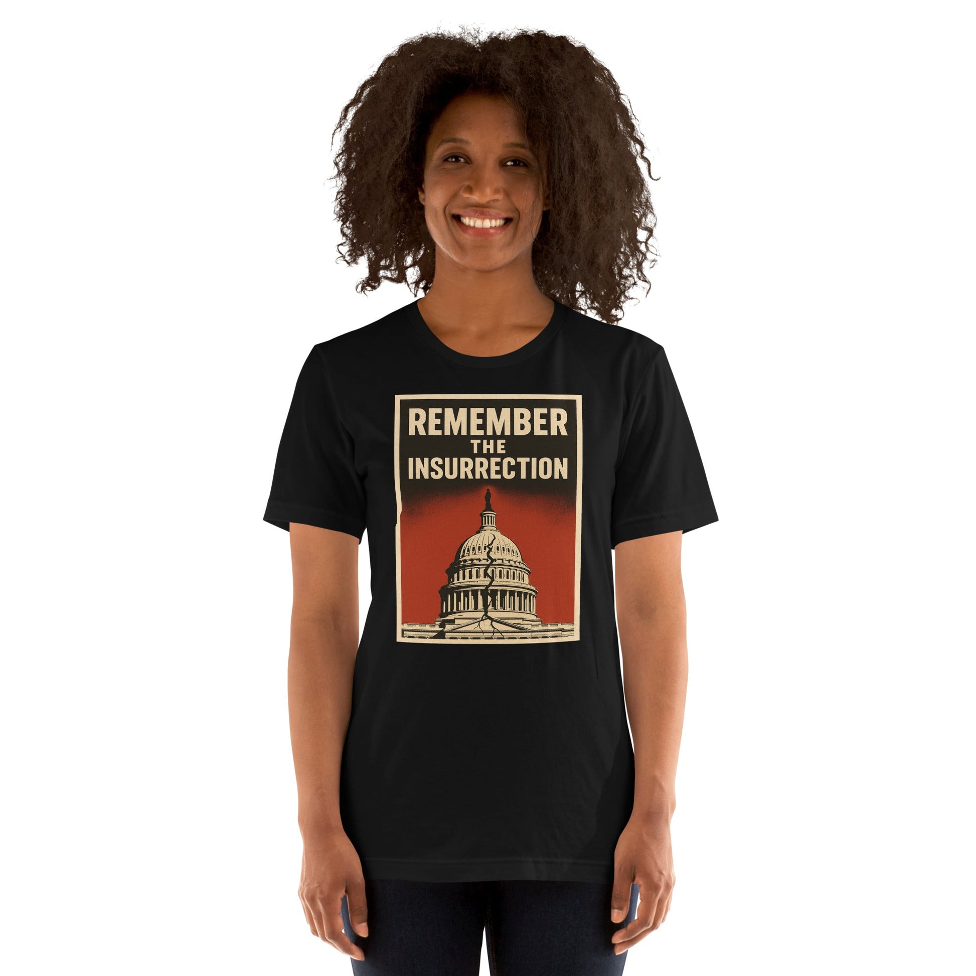 Remember the insurrection - protect democracy Anti Trump Graphic Tshirt - DON'S Downfall