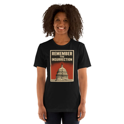 Remember the insurrection - protect democracy Anti Trump Graphic Tshirt - DON'S Downfall