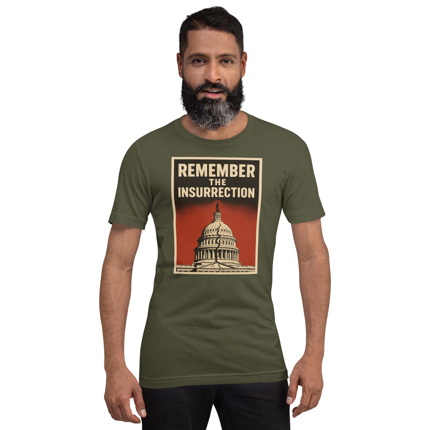 Remember the insurrection - protect democracy Anti Trump Graphic Tshirt - DON'S Downfall
