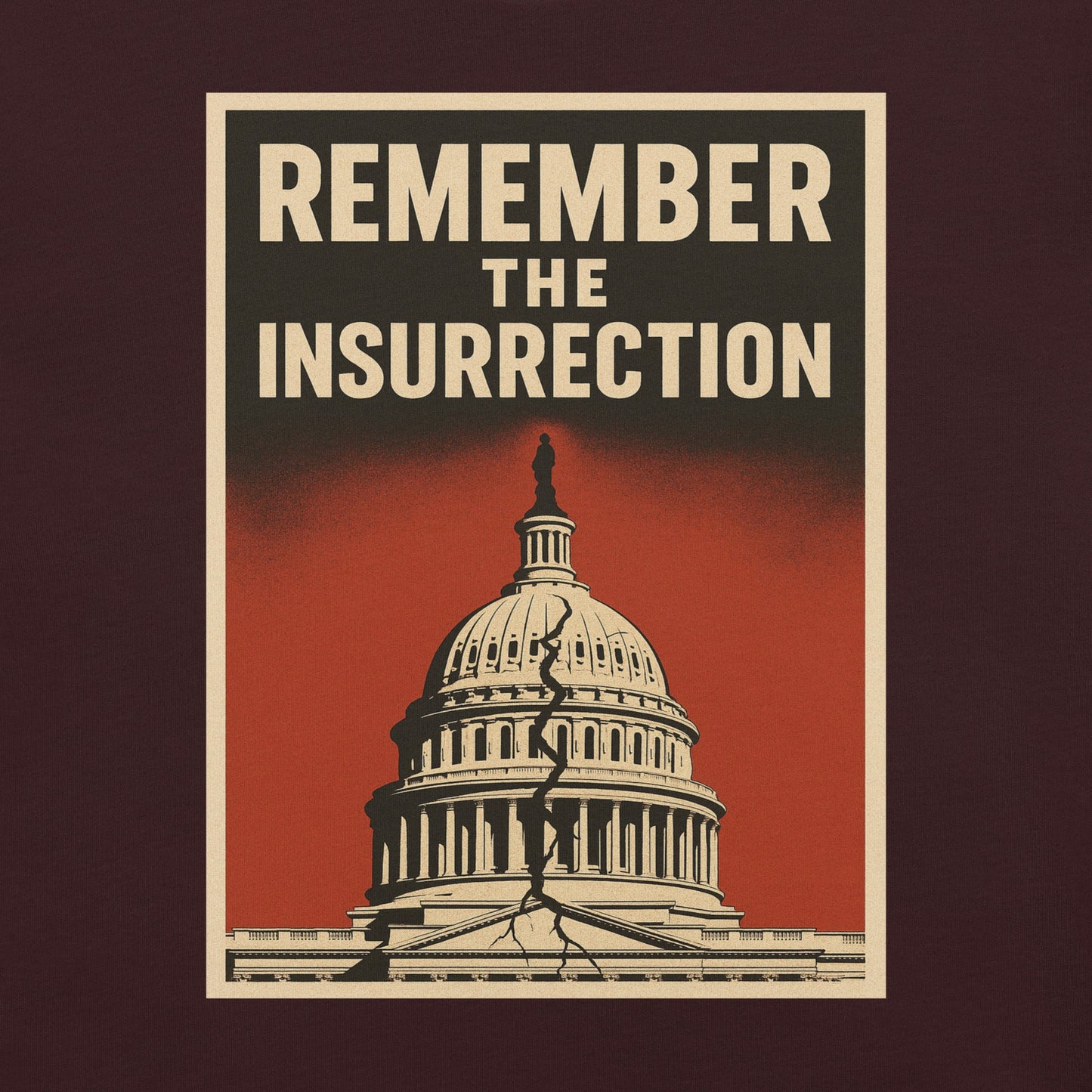 Remember the insurrection - protect democracy Anti Trump Graphic Tshirt - DON'S Downfall