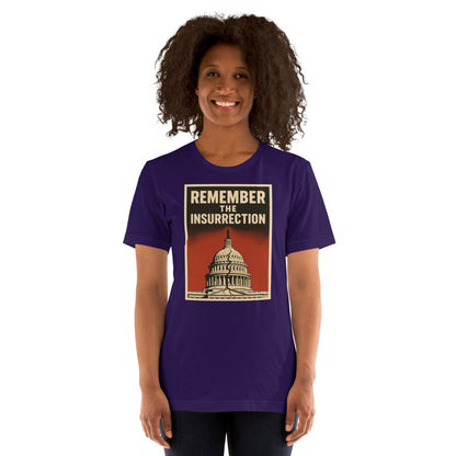 Remember the insurrection - protect democracy Anti Trump Graphic Tshirt - DON'S Downfall