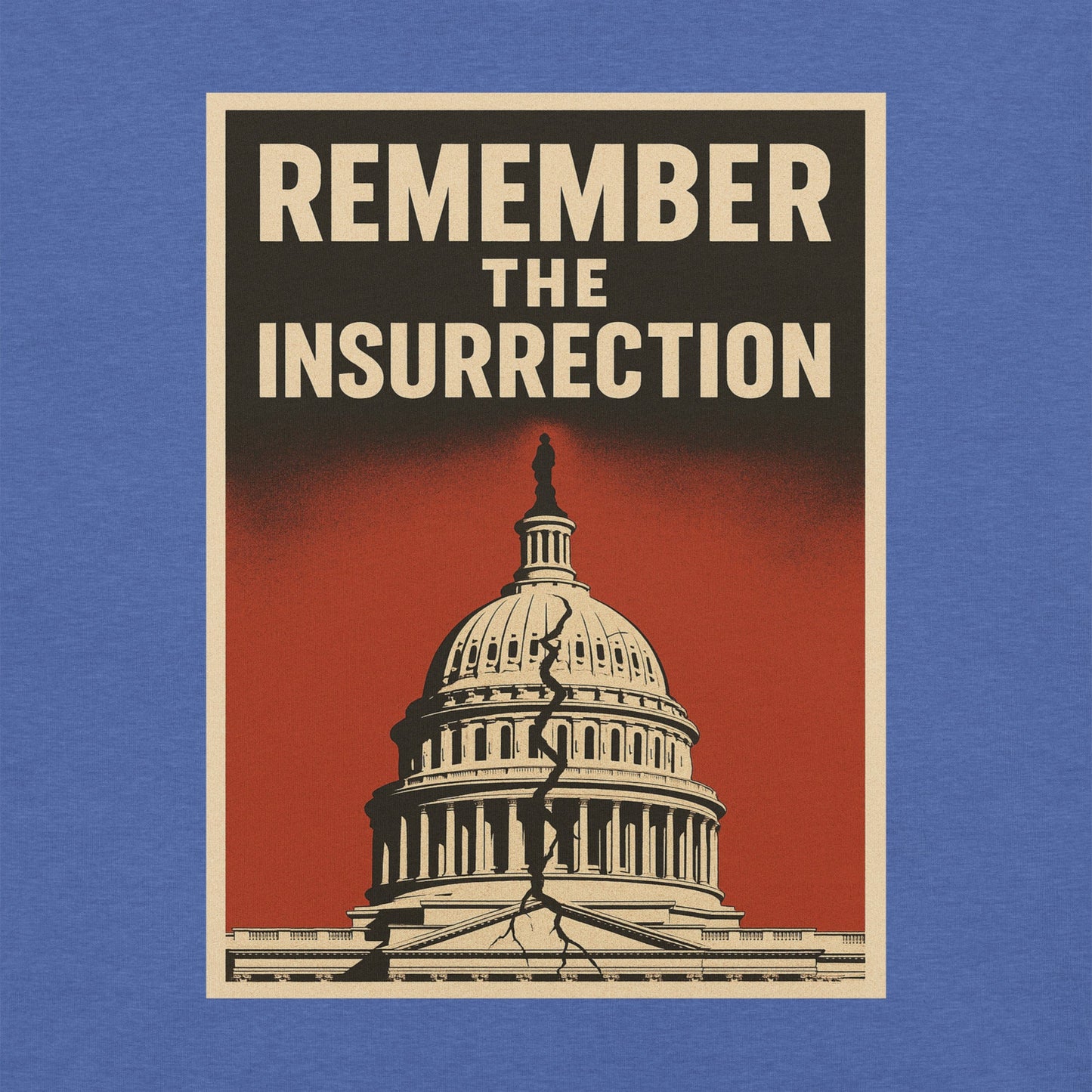 Remember the insurrection - protect democracy Anti Trump Graphic Tshirt - DON'S Downfall