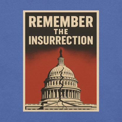 Remember the insurrection - protect democracy Anti Trump Graphic Tshirt - DON'S Downfall