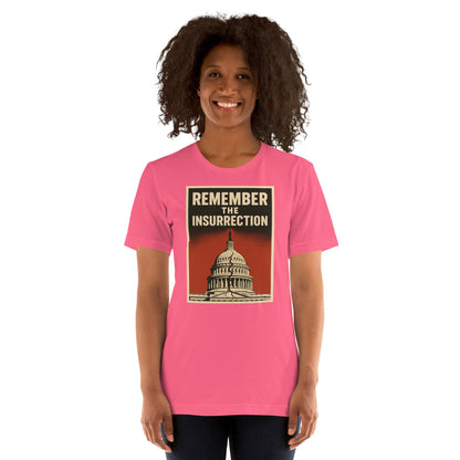 Remember the insurrection - protect democracy Anti Trump Graphic Tshirt - DON'S Downfall