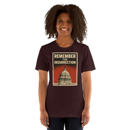 Remember the insurrection - protect democracy Anti Trump Graphic Tshirt - DON'S Downfall
