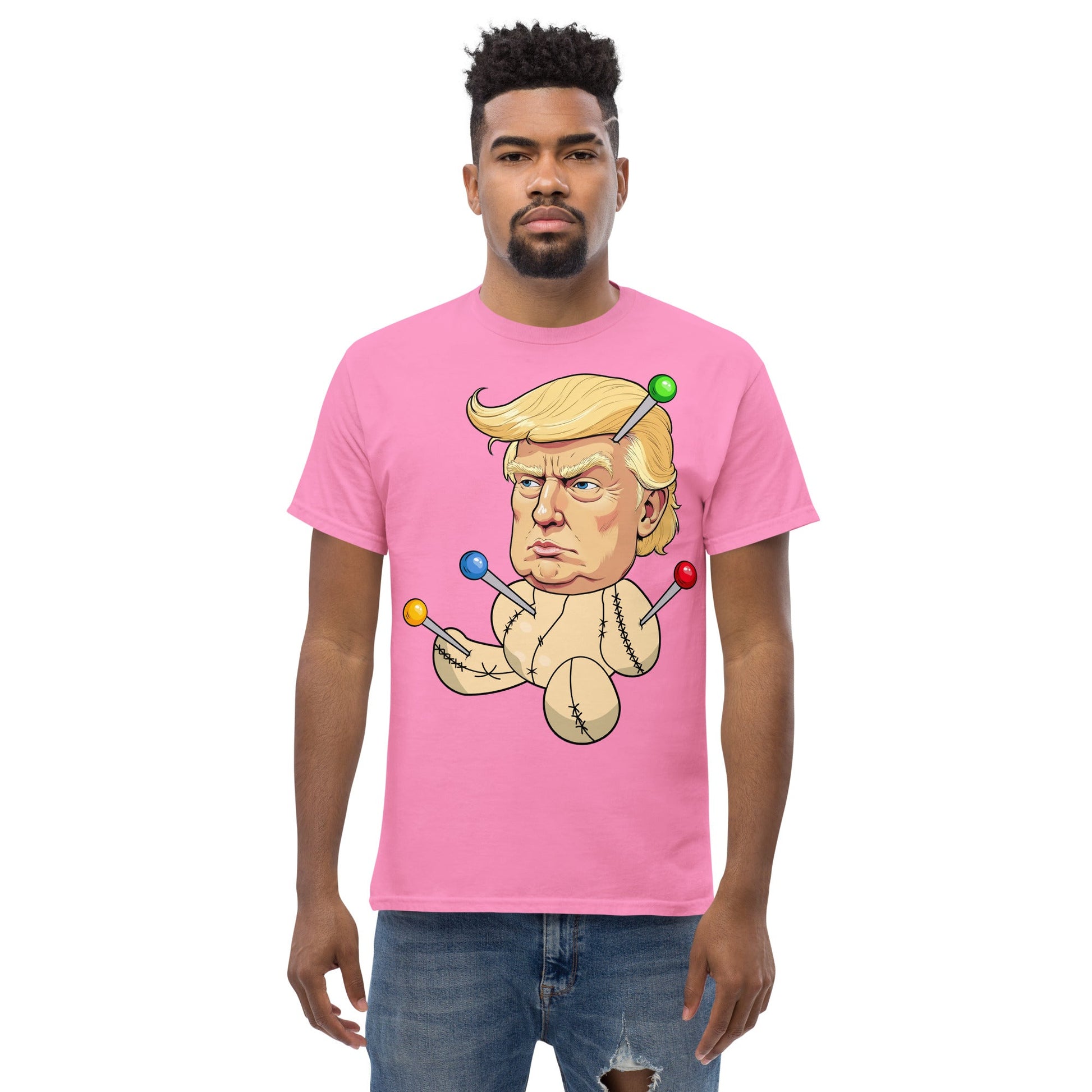 The Trump Voodoo Doll: Stick It to the System graphic tee - DON'S Downfall