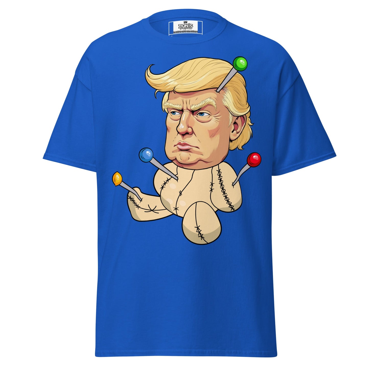 The Trump Voodoo Doll: Stick It to the System graphic tee - DON'S Downfall