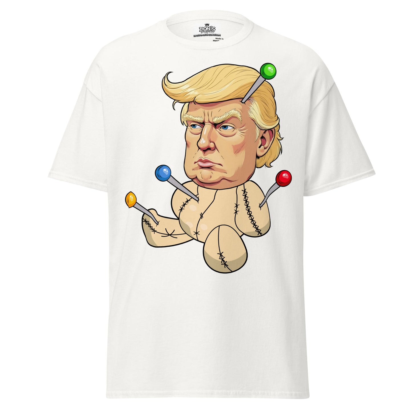 The Trump Voodoo Doll: Stick It to the System graphic tee - DON'S Downfall