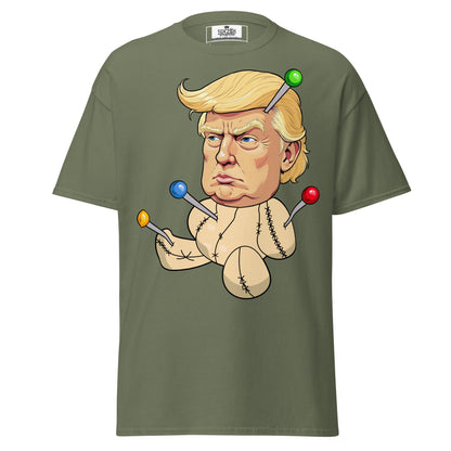 The Trump Voodoo Doll: Stick It to the System graphic tee - DON'S Downfall
