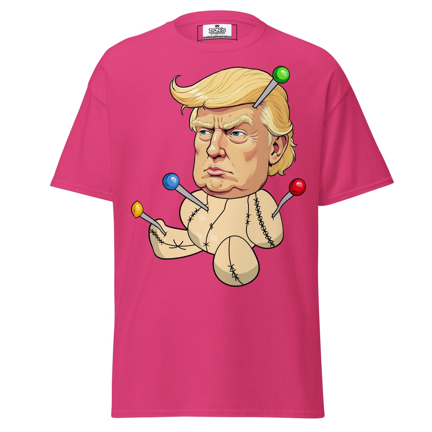 The Trump Voodoo Doll: Stick It to the System graphic tee - DON'S Downfall