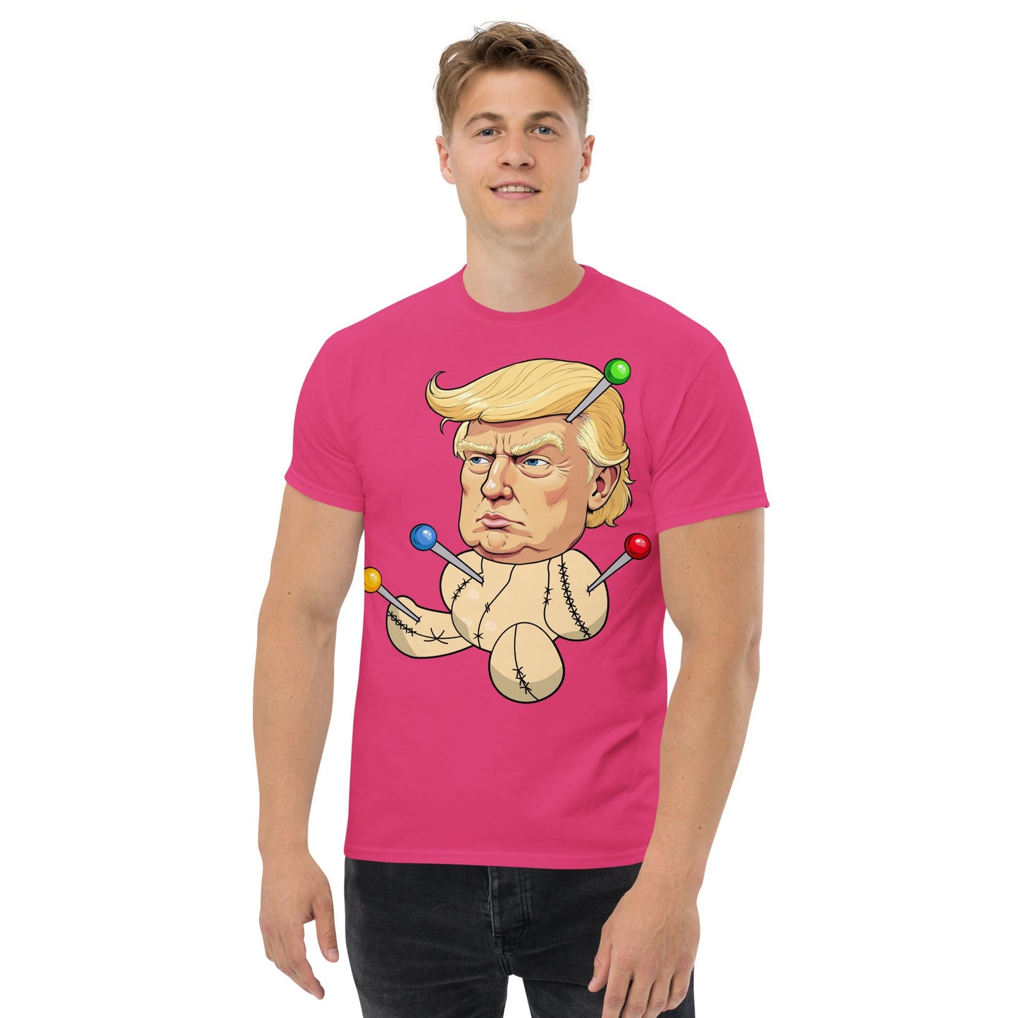 The Trump Voodoo Doll: Stick It to the System graphic tee - DON'S Downfall