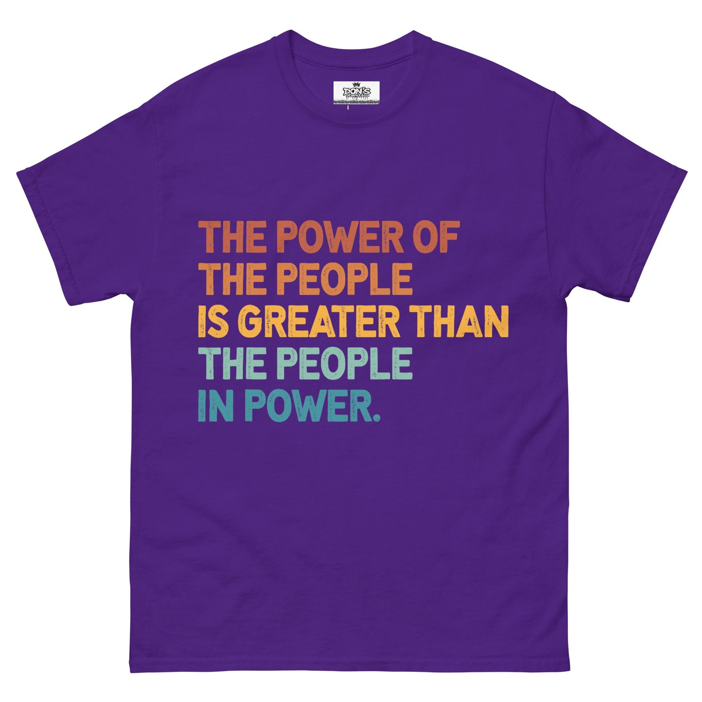 We the People Resistance T-Shirt – Rise Up, Vote Loud, Stay Proud - DON'S Downfall