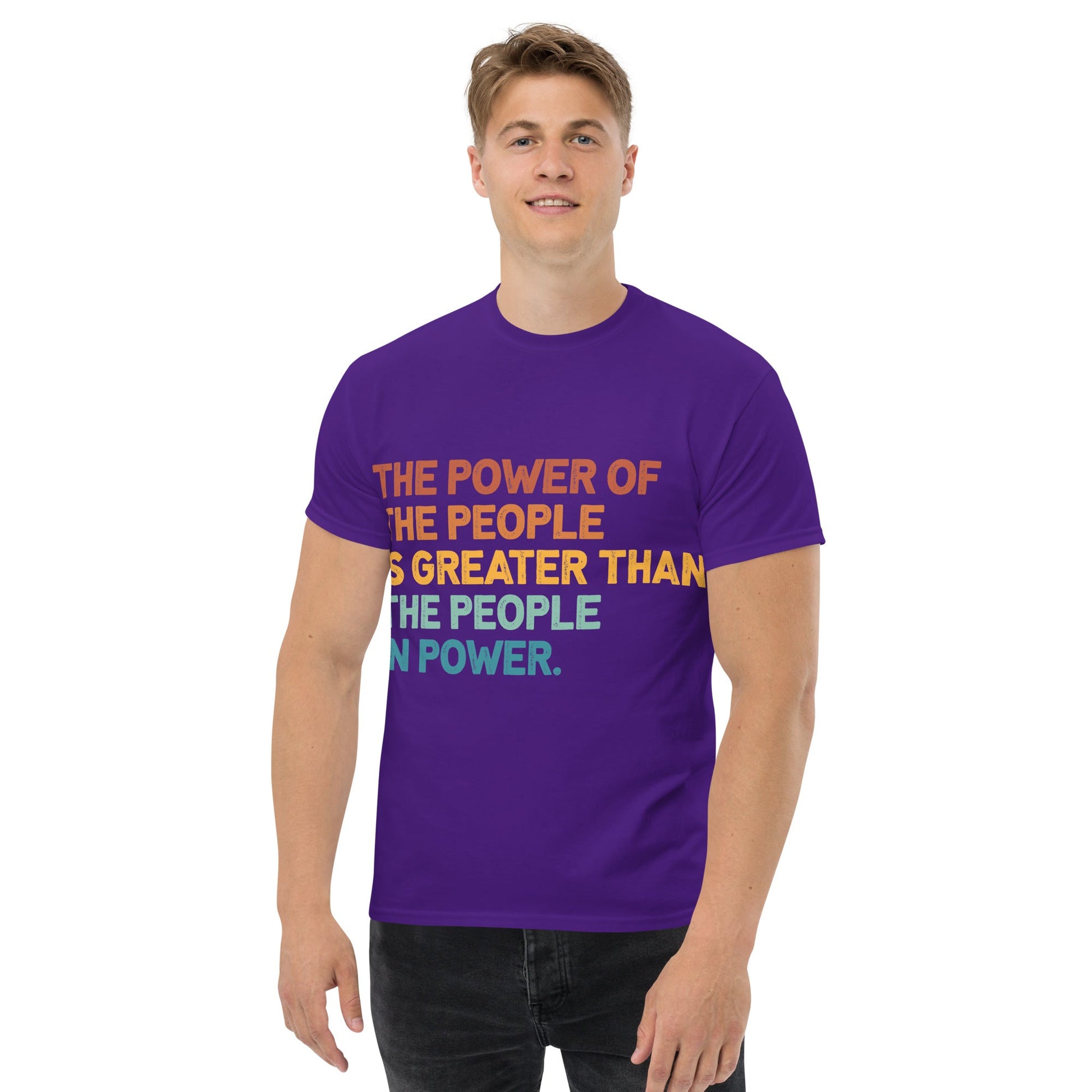 We the People Resistance T-Shirt – Rise Up, Vote Loud, Stay Proud - DON'S Downfall