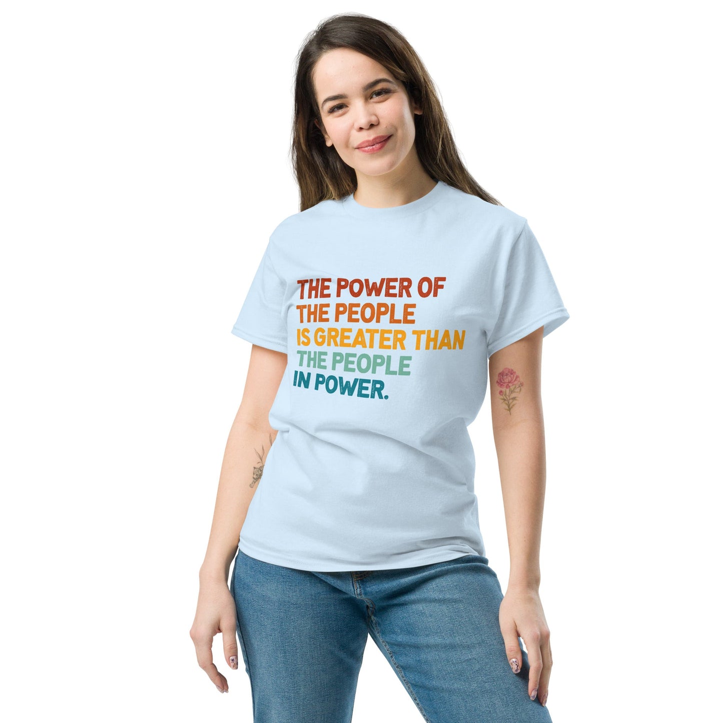 We the People Resistance T-Shirt – Rise Up, Vote Loud, Stay Proud - DON'S Downfall