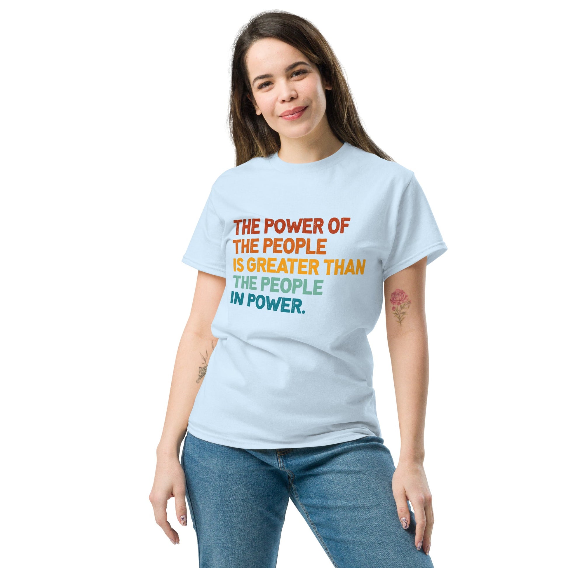 We the People Resistance T-Shirt – Rise Up, Vote Loud, Stay Proud - DON'S Downfall