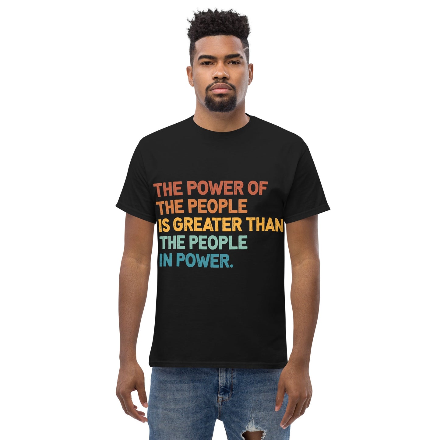 We the People Resistance T-Shirt – Rise Up, Vote Loud, Stay Proud - DON'S Downfall